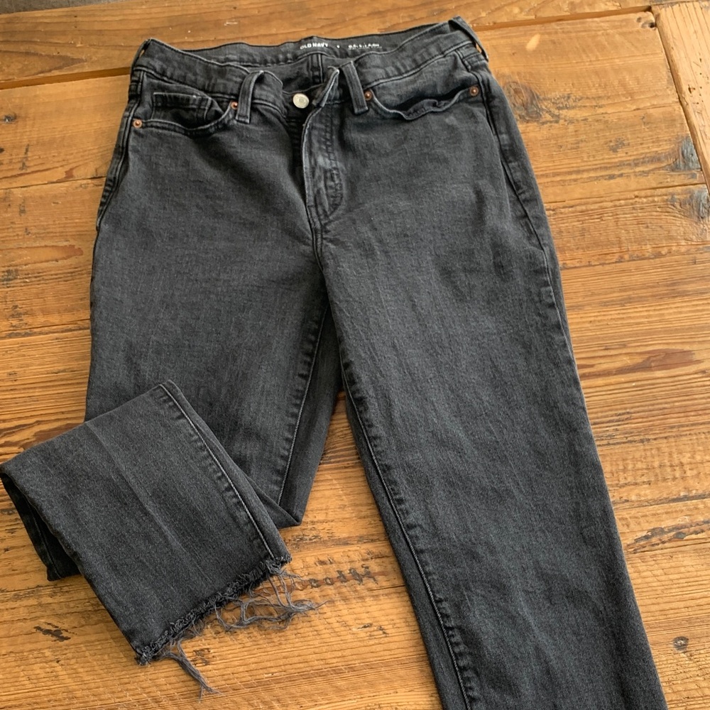 Black Women's  Straight Jeans